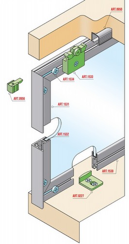 SERIE 900 IL TELAIO DI ALLUMINIO